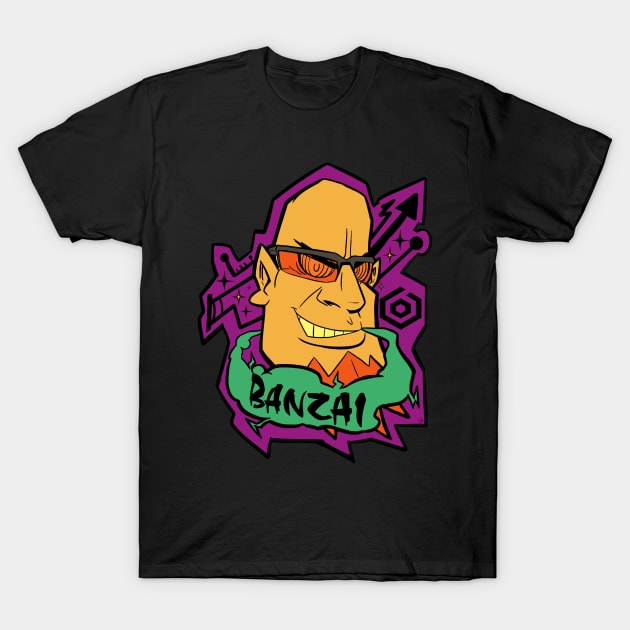 BANZAI! Goji Rokkaku T-Shirt by Taibatk5